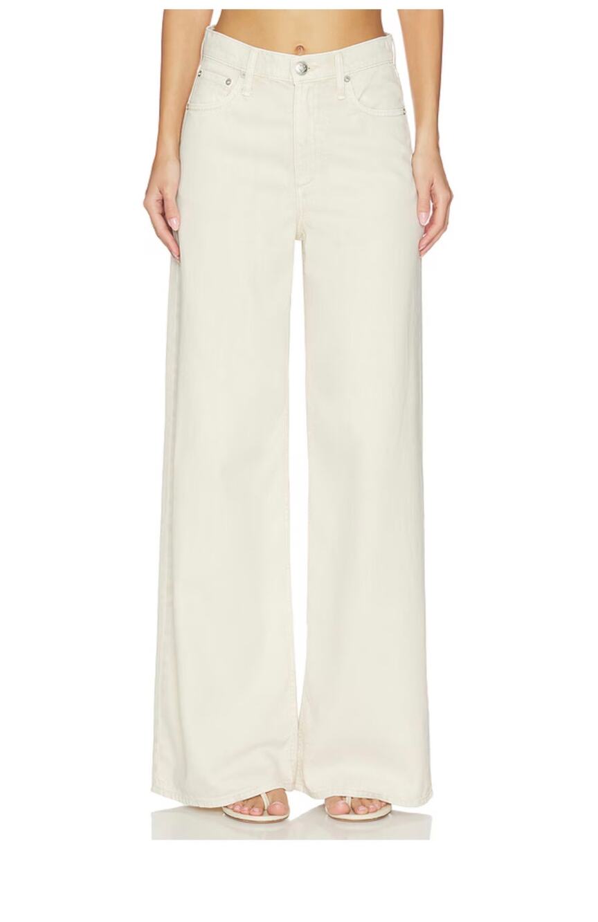 Rag & Bone Sofie Wide Leg Jeans - Sandstone - Size 27 (new)
